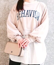 しまむら | ポンチロゴPO　淡薄橙(スウェット)