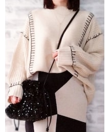 Avail | ５GハイショクブランケトPO　myke(ニット/セーター)