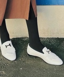 HERMES | モカシン/デッキシューズ