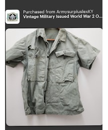 VINTAGE | WW2 HBT 13 stars shirt(シャツ/ブラウス)