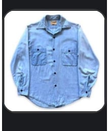 VINTAGE | 60s faded big Mac selvage chambray shirt(シャツ/ブラウス)