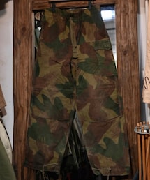 VINTAGE | 1950s Belgian army brushstroke camo pants(カーゴパンツ)