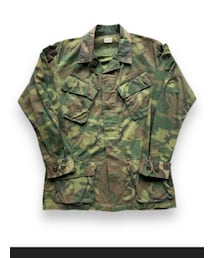 VINTAGE | 60s leaf camo vietnam jungle jacket(ミリタリージャケット)
