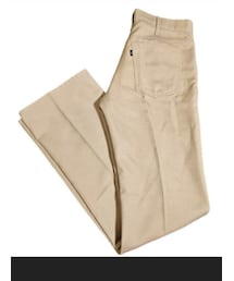 VINTAGE | Vintage Levi's Sta-Prest Pants Men's 33x34 Tan Non-Iron Black Tab(チノパンツ)