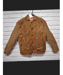 VINTAGE | 60s suede panel knit jacket(ブルゾン)