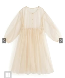 GRL | チュールギャザーフレアワンピース[zi421](ワンピース)