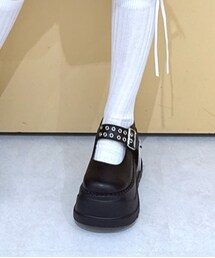 WEGO | 厚底ハトメワンストラップシューズ(シューズ)