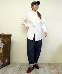 BROOKLYN OVERALL | ボタンダウンオックスシャツ(シャツ/ブラウス)