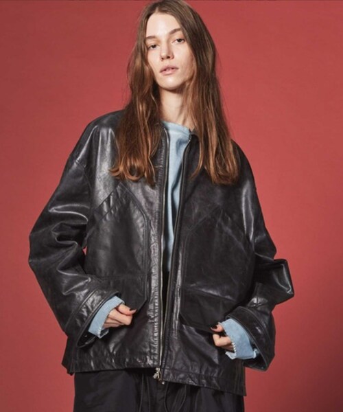 B.｜MAISON SPECIALのライダースジャケットを使ったコーディネート - WEAR