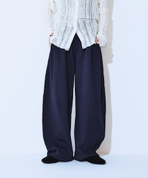 JEANASIS | スウェットコクーンタックパンツ/595303(スウェットパンツ)