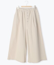 Samansa Mos2 | フロントボタンワイドパンツ キナリ(パンツ)