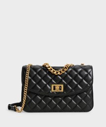 CHARLES & KEITH | キルテッド クラッチ(ショルダーバッグ)