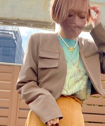 SHEEN | ノーカラージャケット