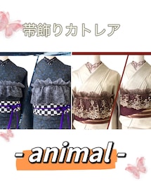 華むしん帯飾りカトレア | 和装小物