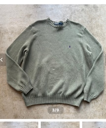 POLO RALPH LAUREN | 90s POLO BY RALPH LAUREN COTTON KNIT  (ニット/セーター)