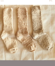 yahae | yahae ｜"GARABOU" ORGANIC COTTON SLIPPER SOCKS(ソックス/靴下)
