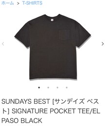 SUNDAYS BEST | Tシャツ/カットソー
