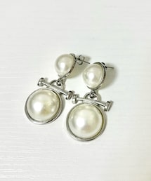 大粒パールピアス | ピアス（両耳用）