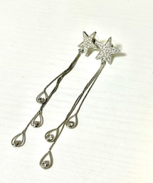 流れ星のピアス | ピアス（両耳用）