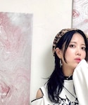 レオパード柄ベレー帽の「帽子(ハンチング/ベレー帽)」
