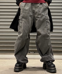 GU | デニムスーパーワイドカーゴパンツ(デニムパンツ)