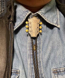 no brand | ループタイ ギターヘッド型(ネクタイ)