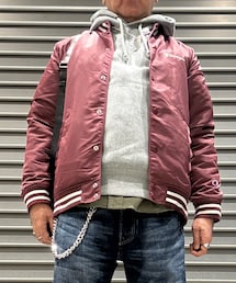 Champion | Champion ナイロンジャケット （バーガンディ）(ナイロンジャケット)