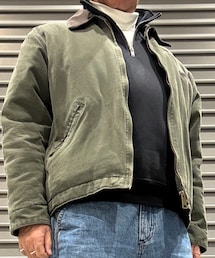 no brand | オリーブ色のダックジャケット(その他アウター)