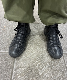CONVERSE | Converse ALL STAR Leather HI (all black)(スニーカー)