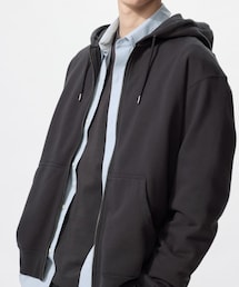 UNIQLO | UNIQLO スウェットフルジップパーカー / DARK GRAY(パーカー)
