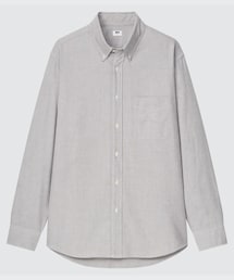 UNIQLO | オックスフォードシャツ グレー(シャツ/ブラウス)