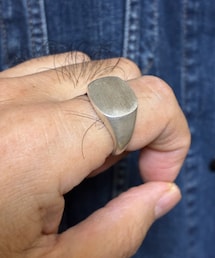 glanta | シルバー925 シグネットリング 16号(リング)