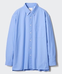 UNIQLO | UNIQLO × JW Anderson オックスフォードオーバーサイズシャツ / BLUE(シャツ/ブラウス)