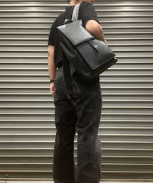 ZARA | A4収納リュック（フェイクレザー）(バックパック/リュック)