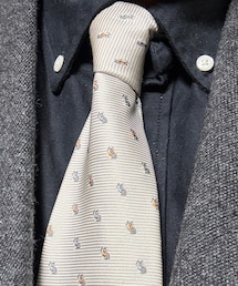 CHAPS | ネクタイ ハチワレ猫柄ドットパターン(ネクタイ)