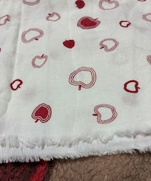 no brand | 白手拭い りんご柄(ハンカチ/ハンドタオル)