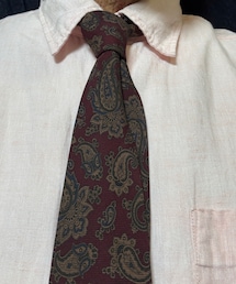 raconter | ナロータイ ペイズリー柄(ネクタイ)