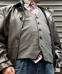 MALE & Co. | Male & Co. ネクタイ チェック柄 パープル(ネクタイ)