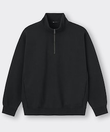 GU | GU ヘビーウェイトスウェットハーフジッププルオーバー(スウェット)