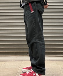 Levi's | Levi’s 550 テーパードブラックデニム(デニムパンツ)