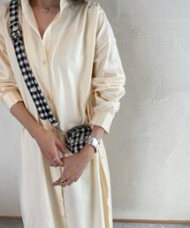 maison lierre | シャツワンピース