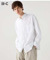 UNIQLO C | ブロードオーバーシャツ(シャツ/ブラウス)