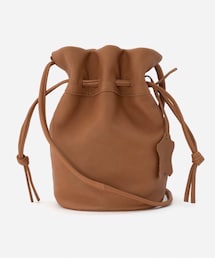 KEYUCA | 本革ドローストショルダーバッグ(ショルダーバッグ)