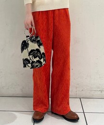 NOMBRE IMPAIR | シュライク　ジャガードワイドパンツ(パンツ)