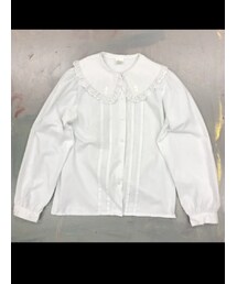 floor vintage & used clothing | Big collar white Blouse(シャツ/ブラウス)