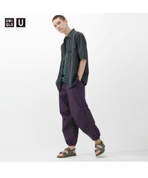 UNIQLO | ワイドフィットパラシュートパンツ(その他パンツ)