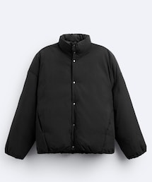 ZARA | クロップドパフジャケット(ダウンジャケット/コート)