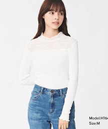 GU | スタイルヒートリブレースハイネック(トップス)