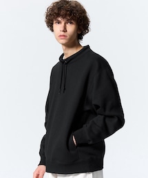GU | ヘビーウェイトスウェットスタンドカラープルオーバー(トップス)