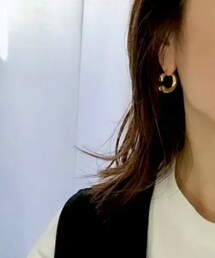 thinkbell+ | キャッチフープデザインピアス(ピアス（両耳用）)